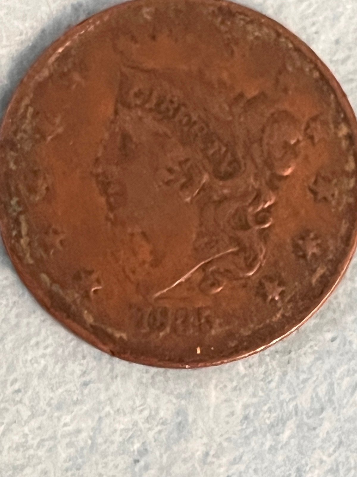 1835 USA 1 Cent
