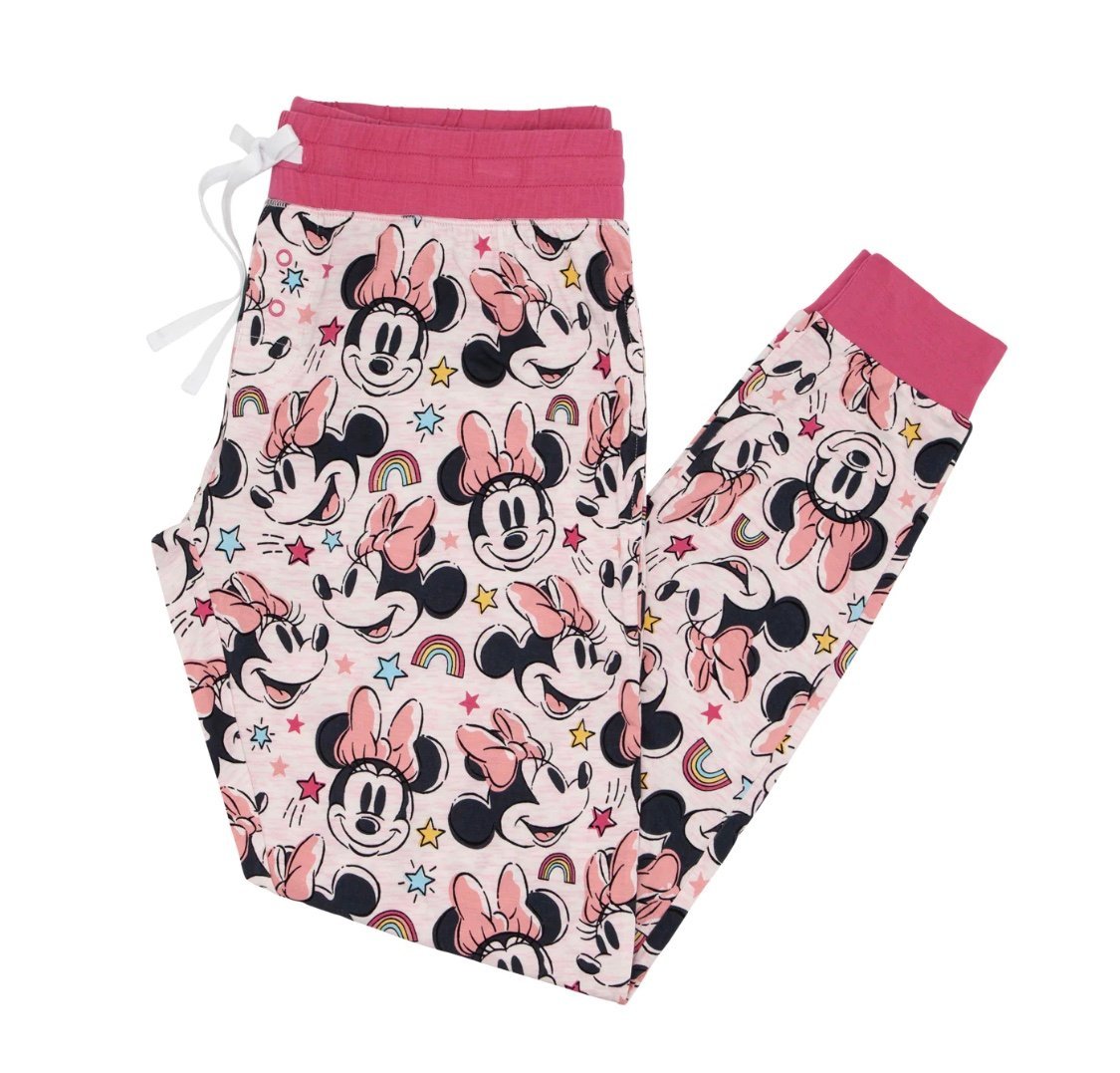 Little Sleepies Minnie Mouse Forever Women's Pajama Pants XXL Disney Bamboo