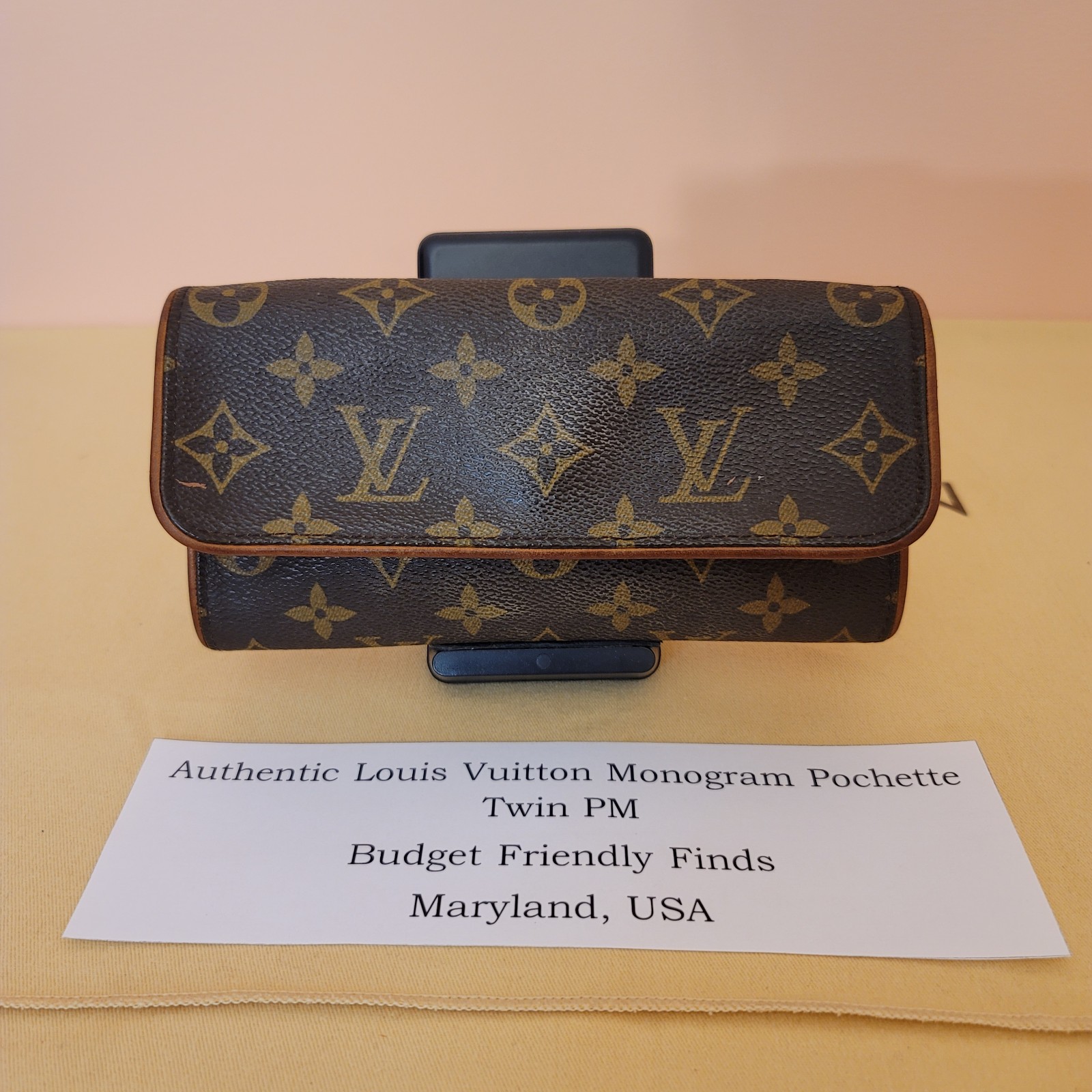 Authentic Louis Vuitton Pochette Twin PM SK2521