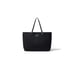 98 CLEOBELLA Cotton Canvas Tote Black w Vegan Leather Strap FabFitFun NEW Seald