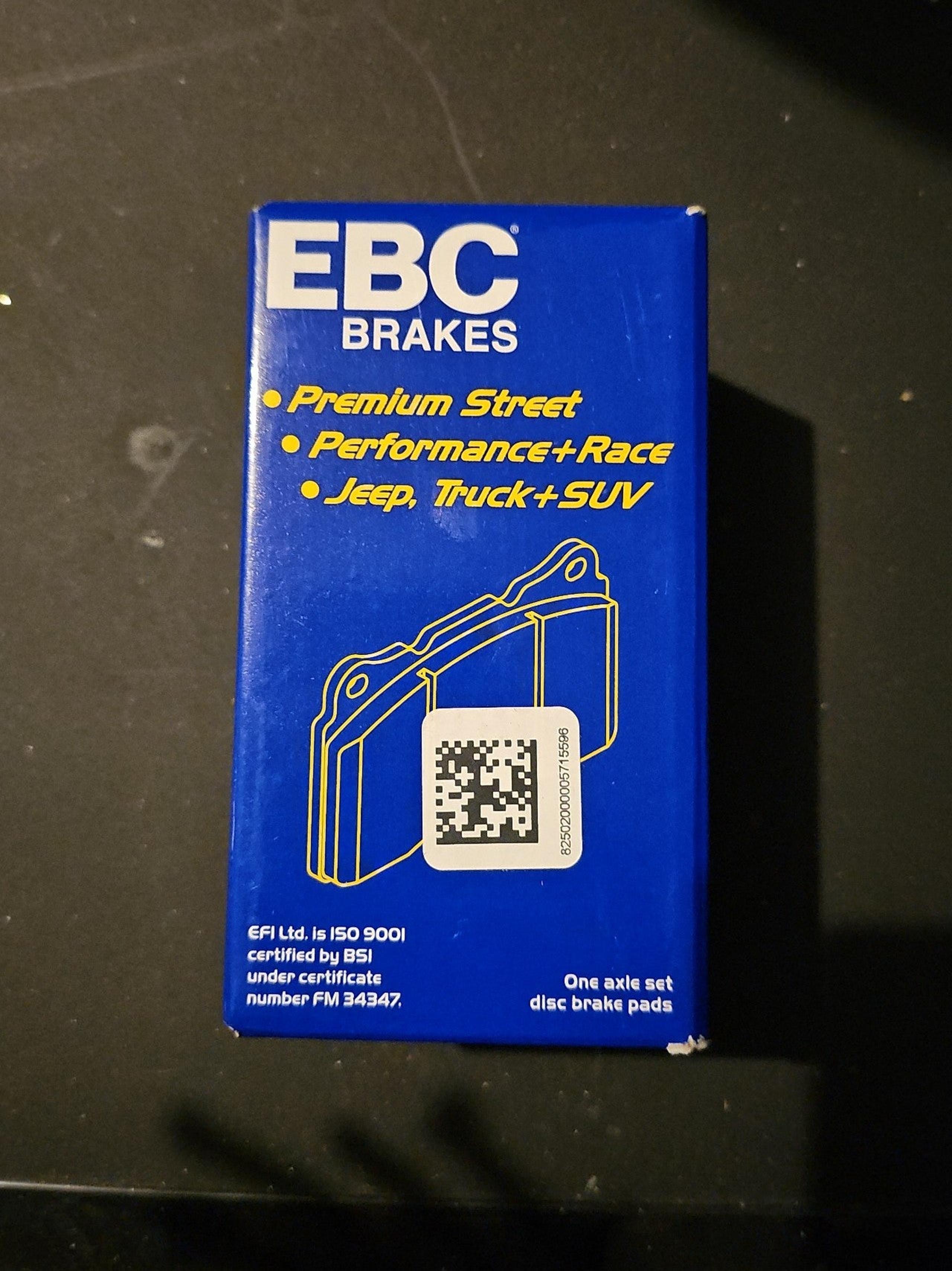 EBC Brakes One Axle Set Disc Brake Pads