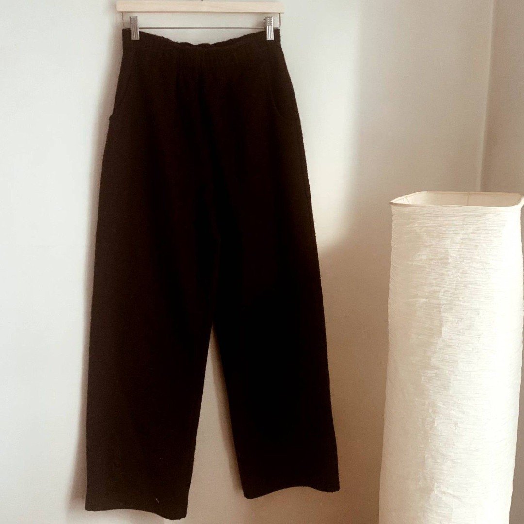 Boiled wool trousers No. 6