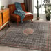 NEW 5x7 Washable Area Rug Vintage Rug Traditional Floor Cover Foldable Thin Rug