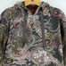 Robert Graham Womens XS Paisley Leopard Pullover Hoodie Pockets Black Red
