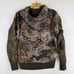 Robert Graham Womens XS Paisley Leopard Pullover Hoodie Pockets Black Red