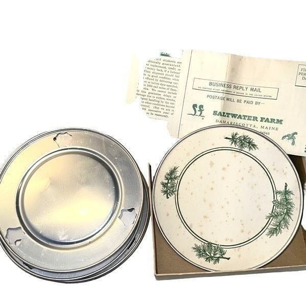 Silverim plates - set of 8