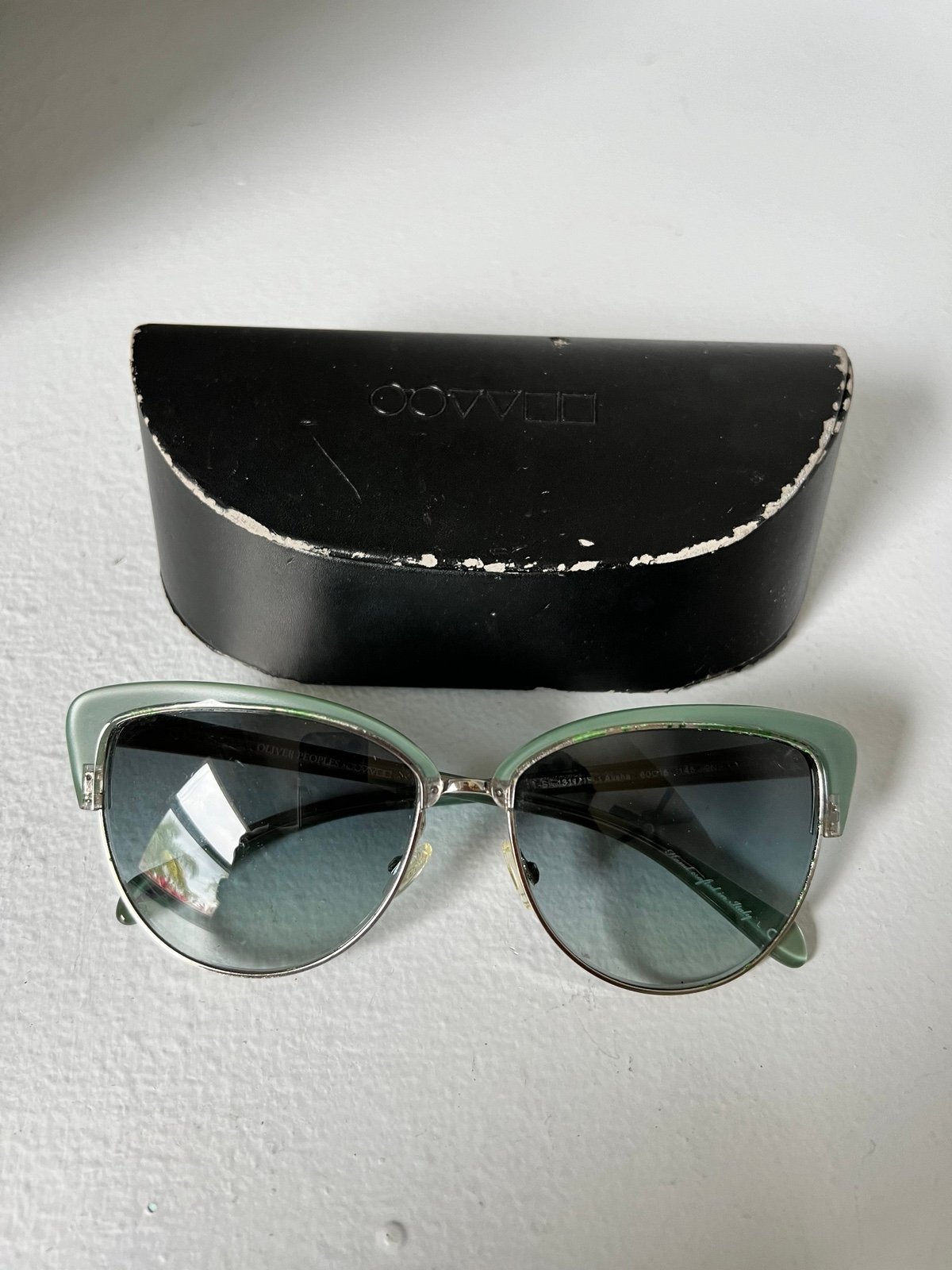 Oliver Peoples Seafoam Cateye Sunglasses