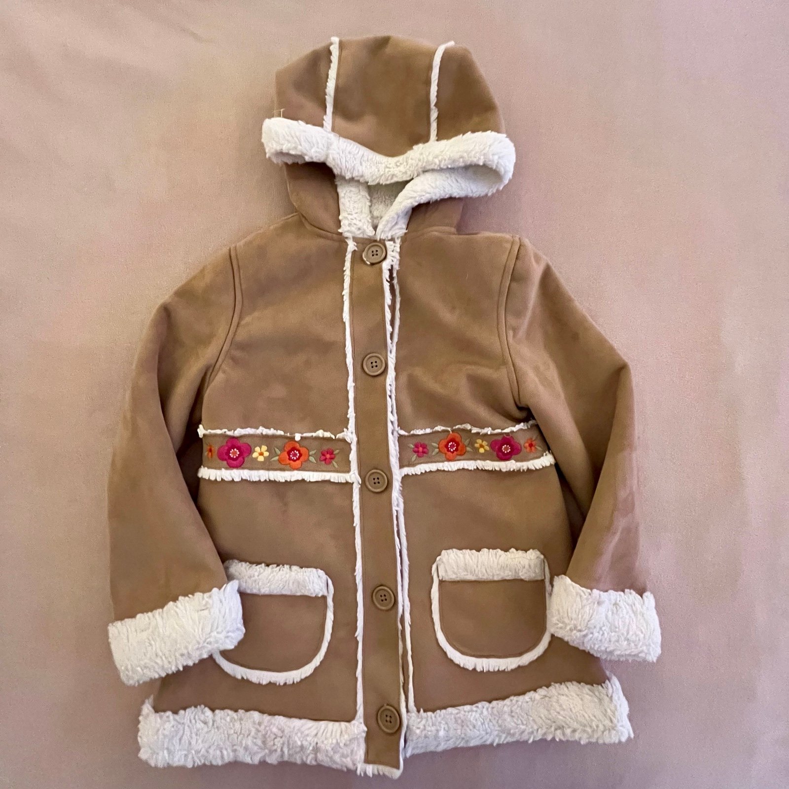 Gymboree Woodland Friends Faux Shearling Coat