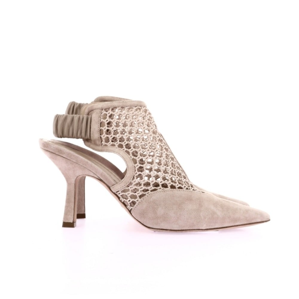 Dior slingback suede heels