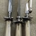 Community brand 3 piece carving set, silver plated handles