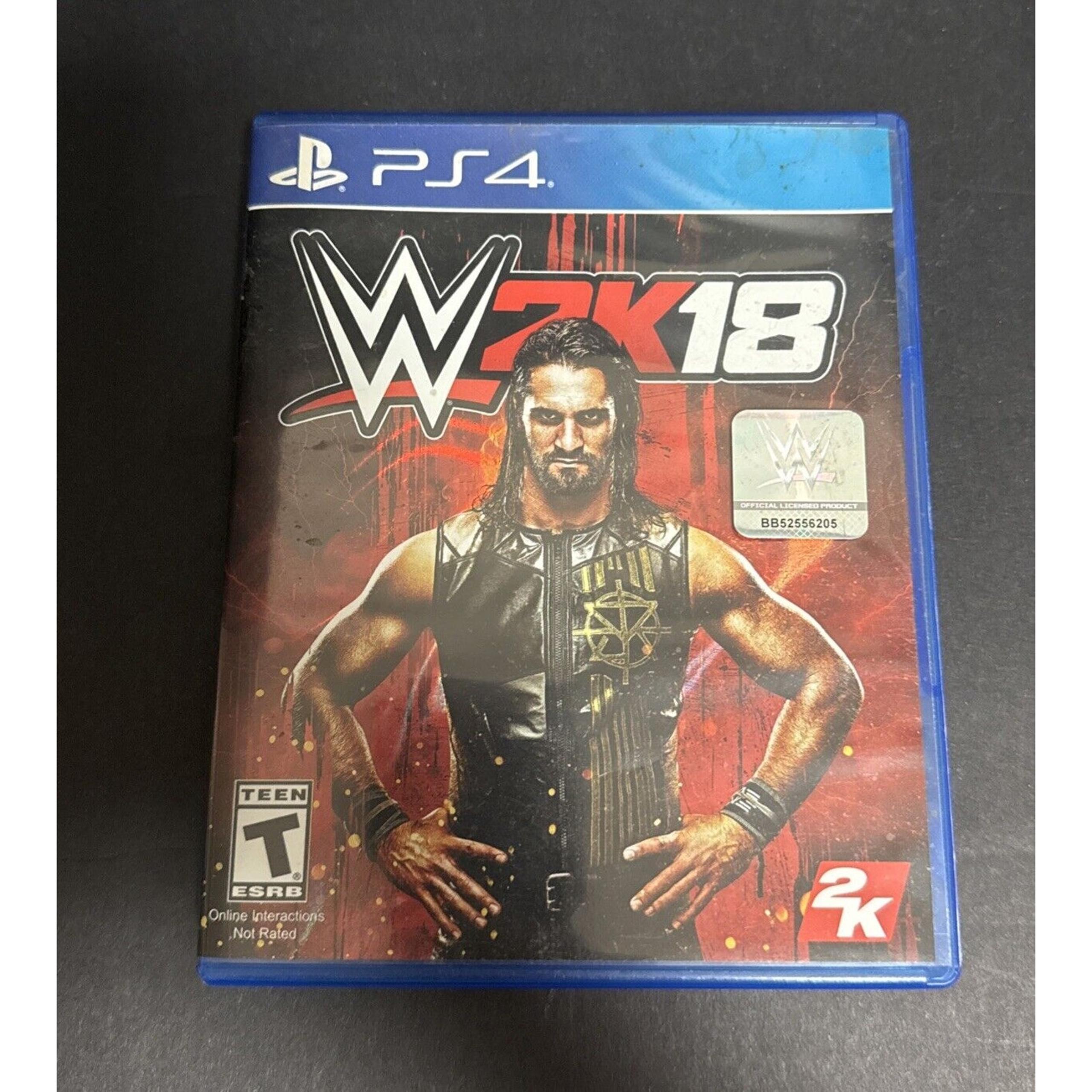 2K18 Sony PlayStation 4 PS4 Video Game CIB Manual Complete Tested - WWE