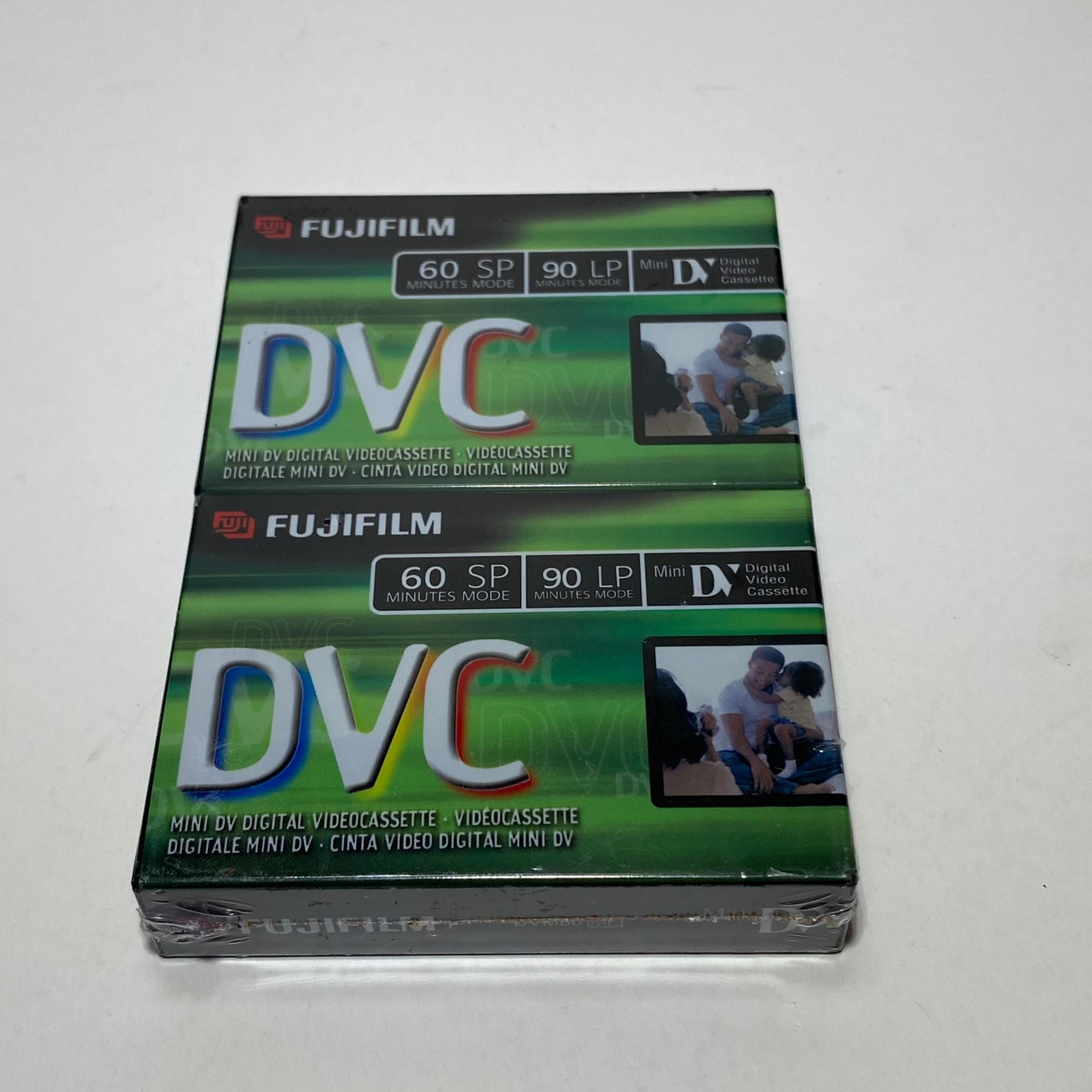Fujifilm DVC 60 Mini DV Tape Digital Video Cassette X2 (NEW)