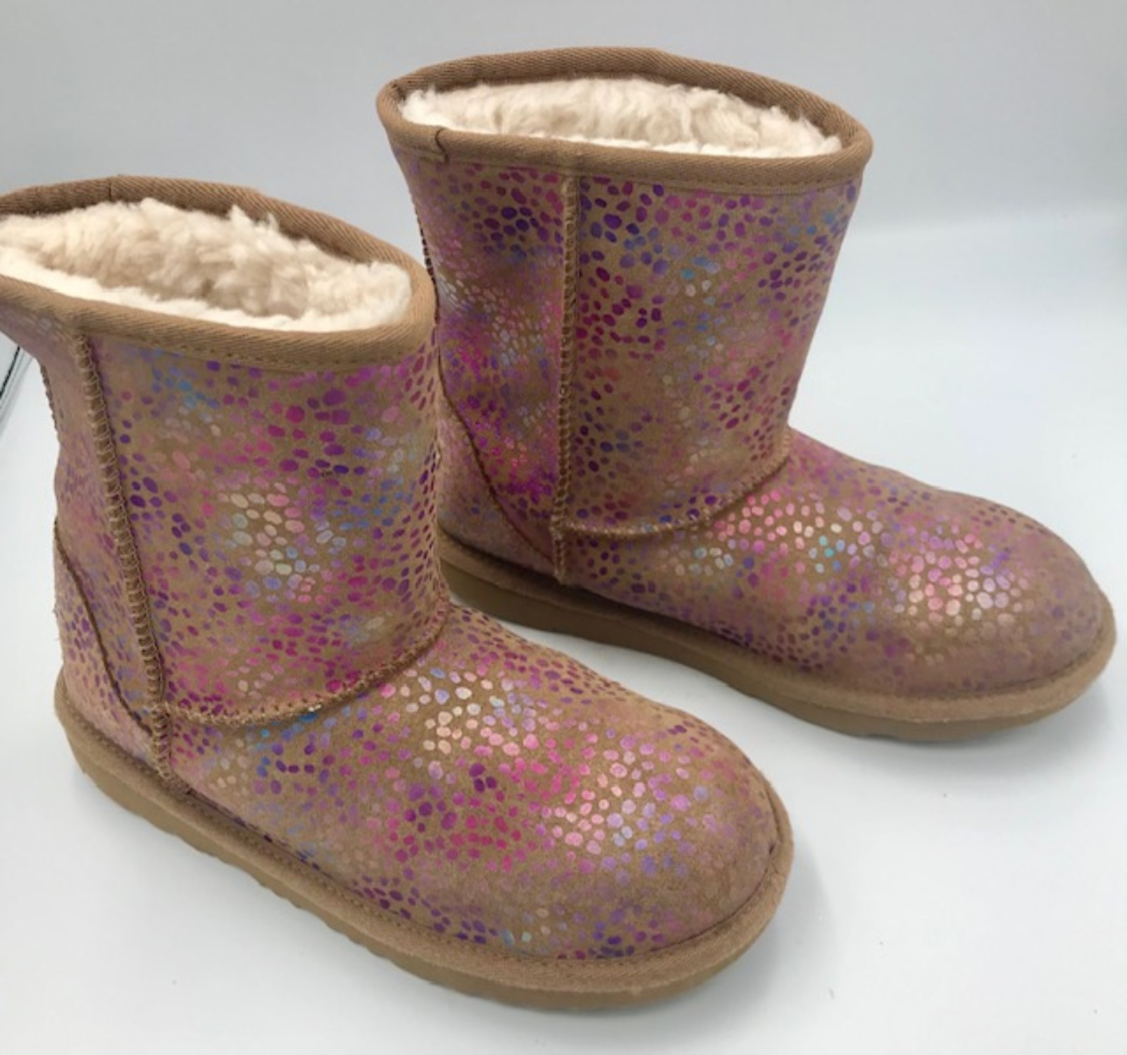 Ugg Girls Classic II Spot Chestnut Boots