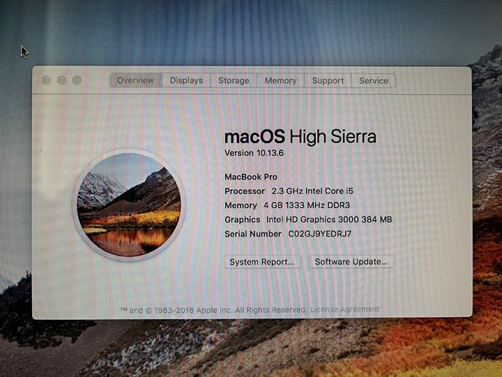 MacBook Pro (13-inch, Early 2011)