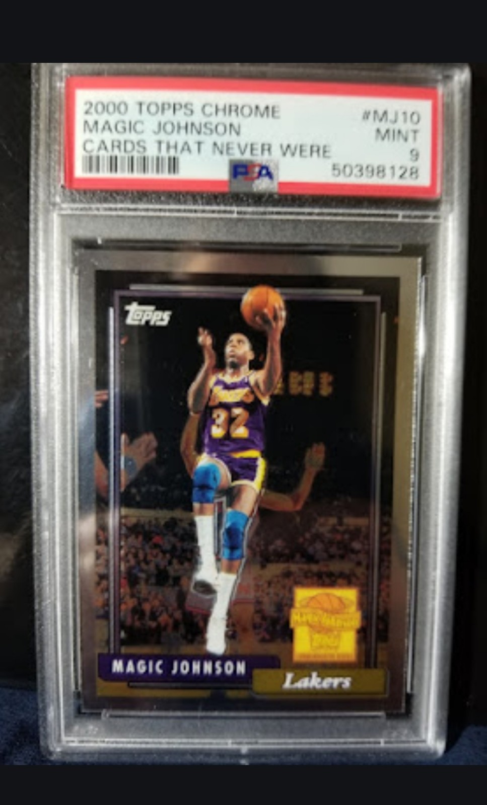 Magic Johnson 2000 topps chrome cards that never were lakers nba basketball