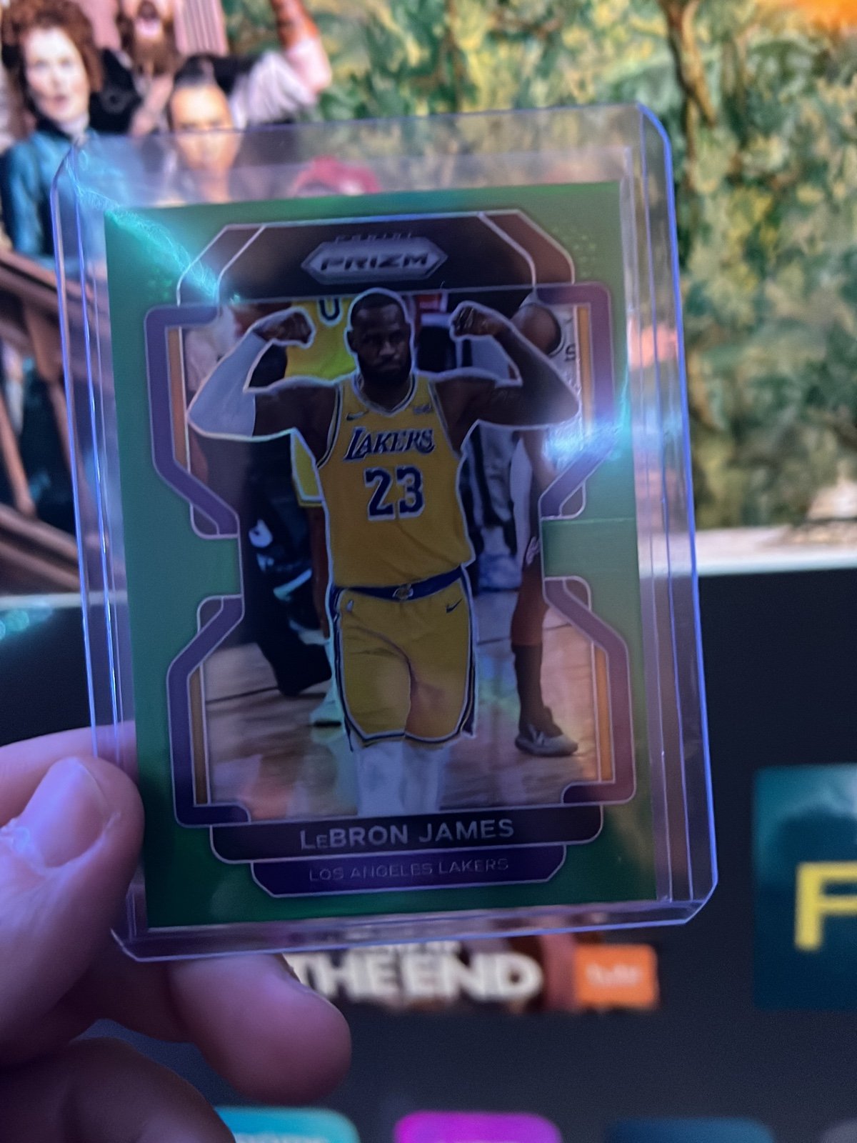 Lebron James Green Prizm