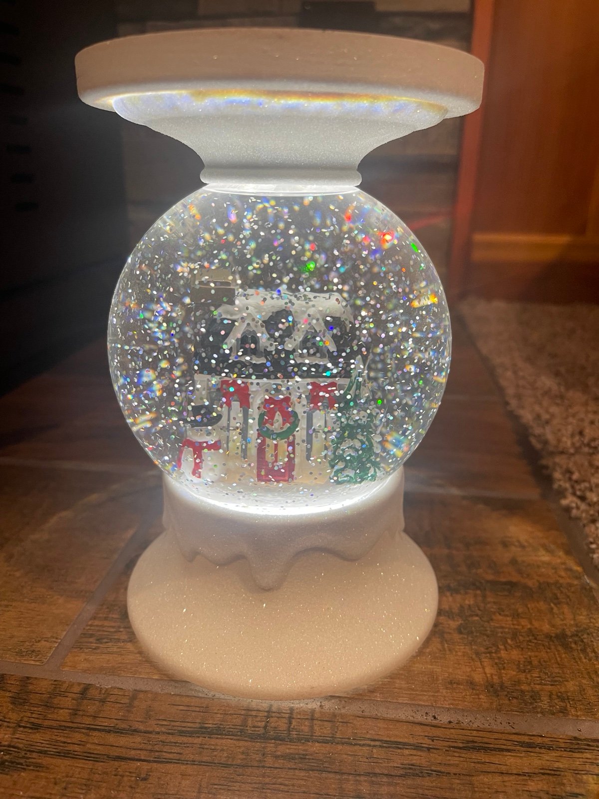 Bath and Body Works Christmas Globe Holder