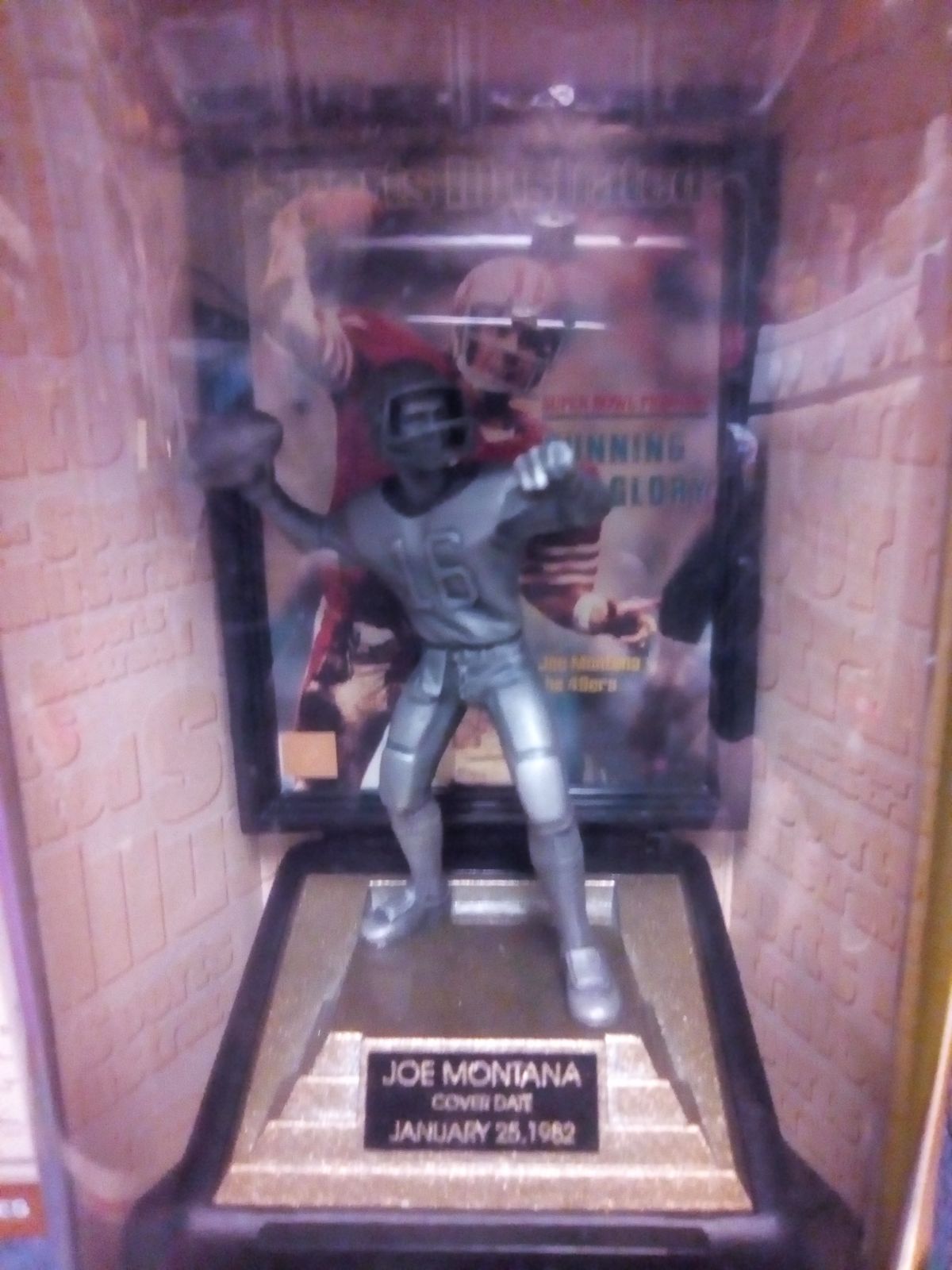 JOE MONTANA -LT.ED. PEWTER FIGURE/NFL!!