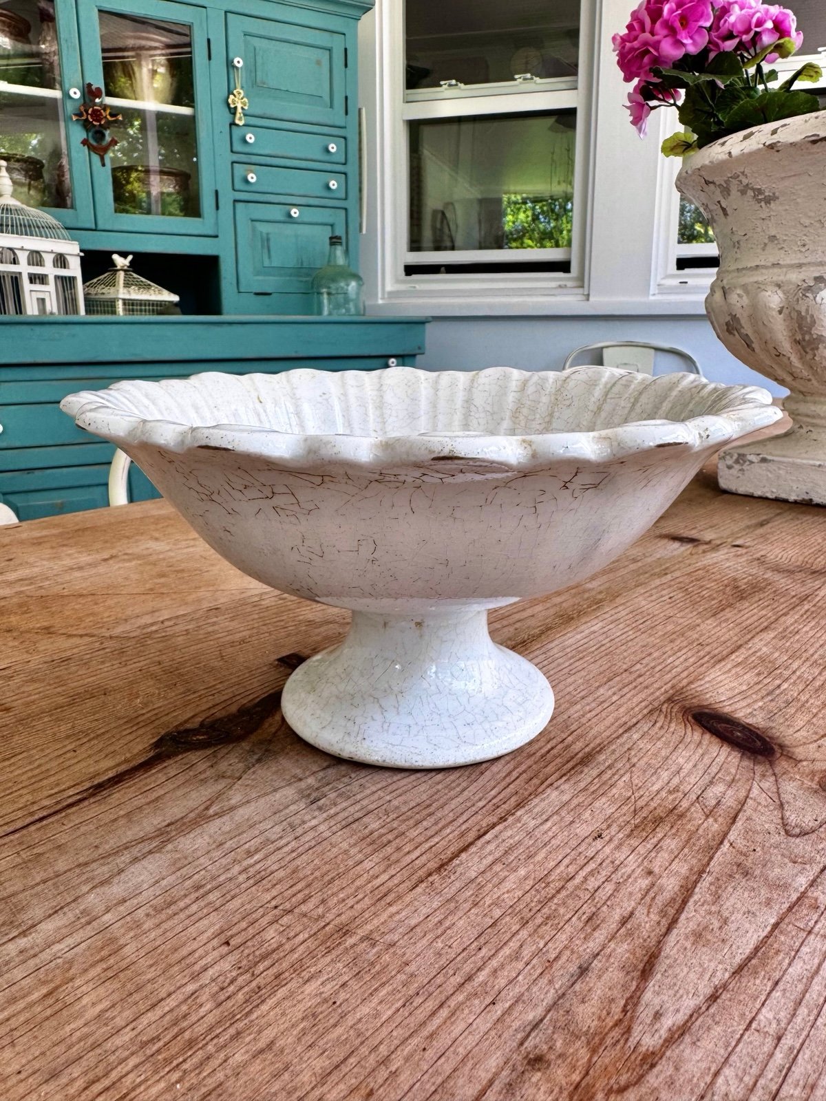 Vintage Ironstone Compote
