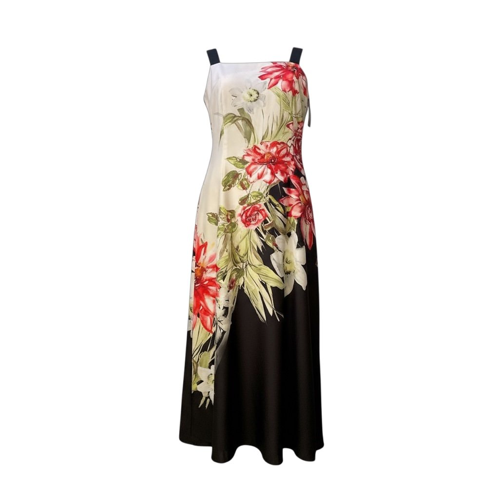 Women's Adrianna Papell Floral Scuba Printed Sheath Sleeveless Dress Size Large