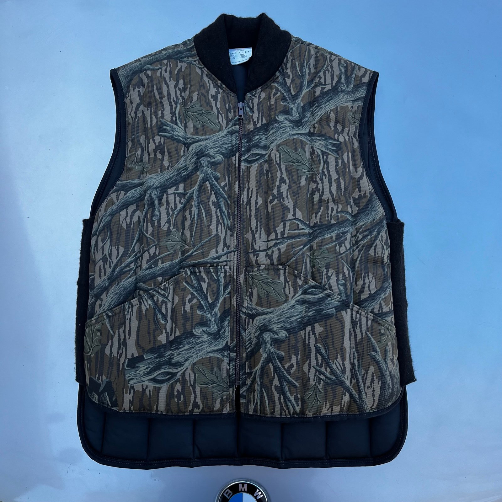 90s Camo Hunting thermal thick vest