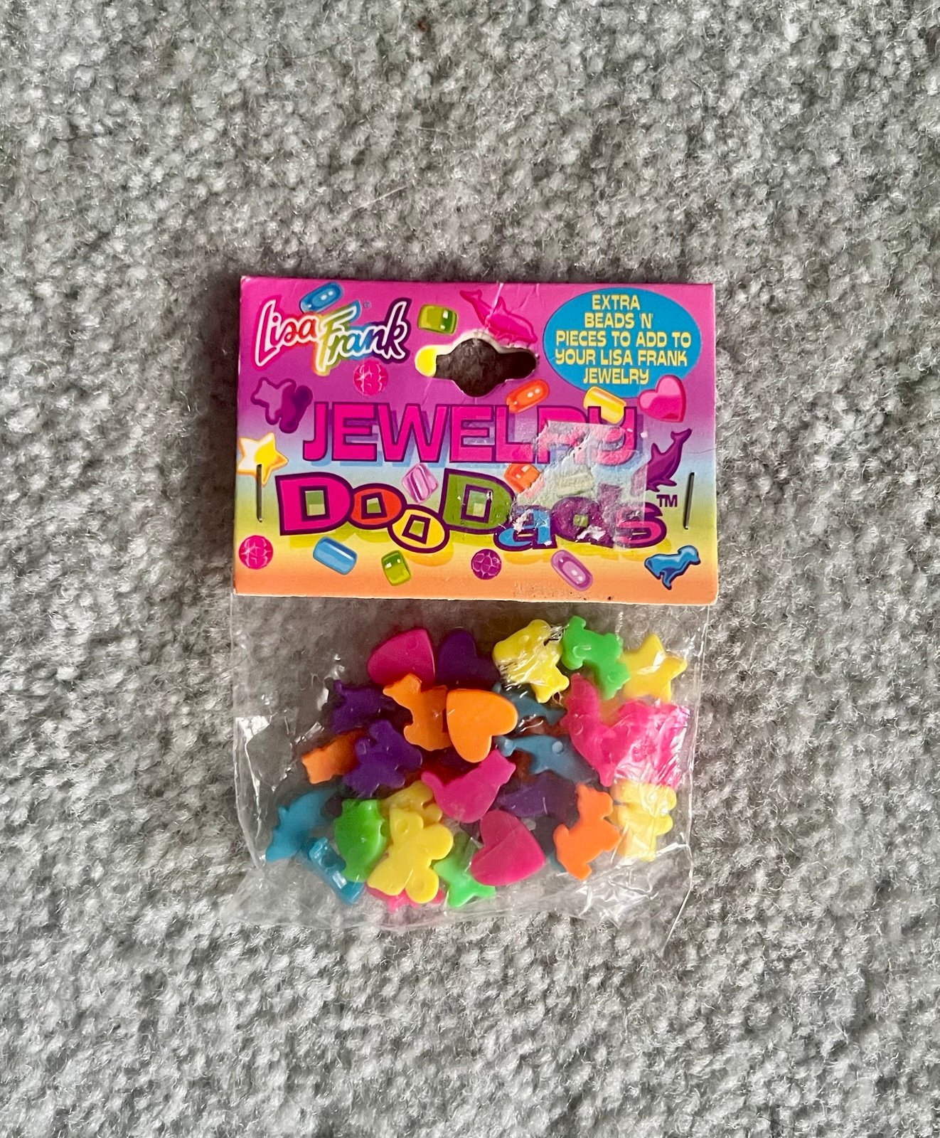 Lisa Frank Doodads Beads NEW in package