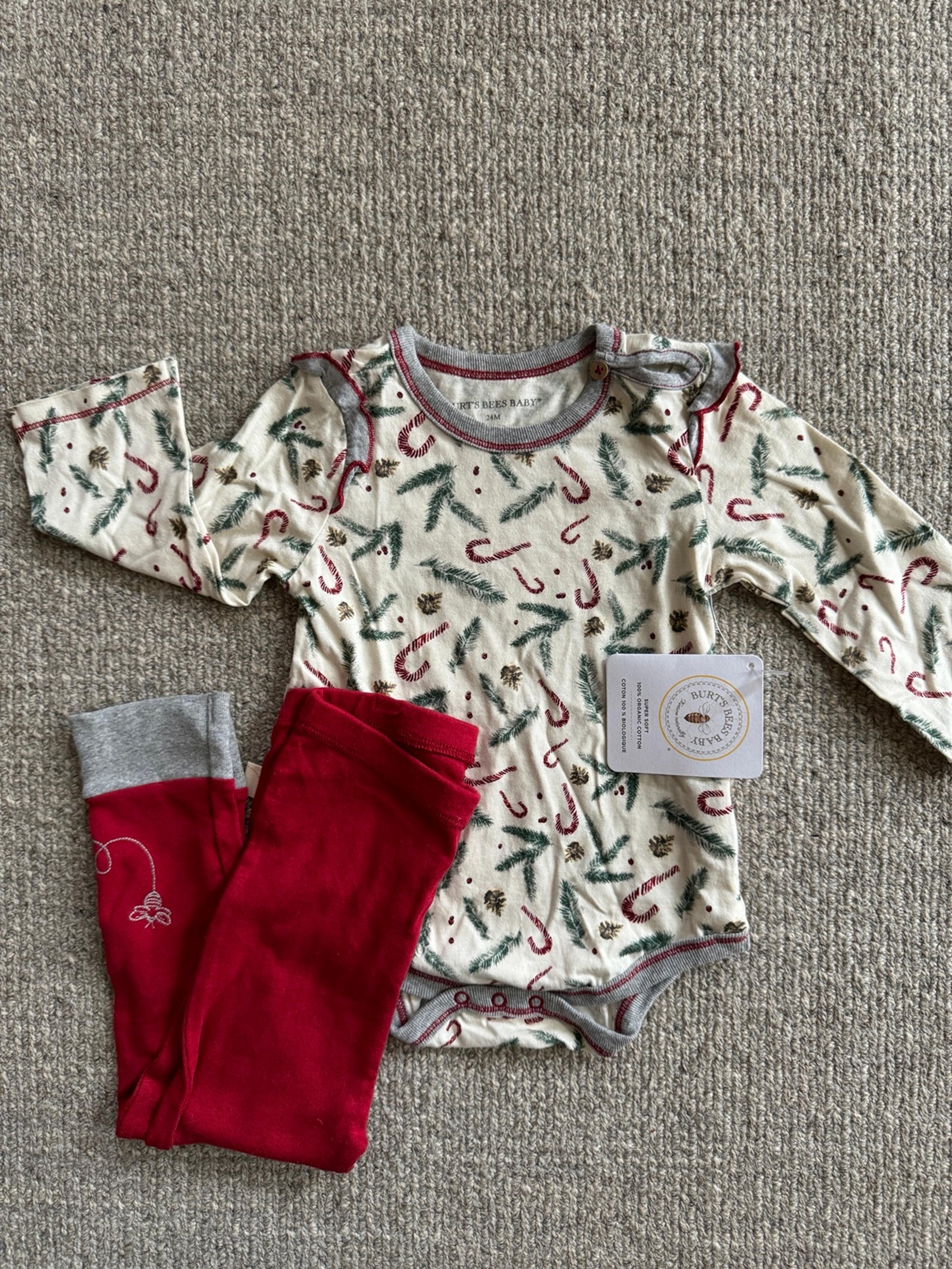 Burt’s Bees organic holiday pajamas