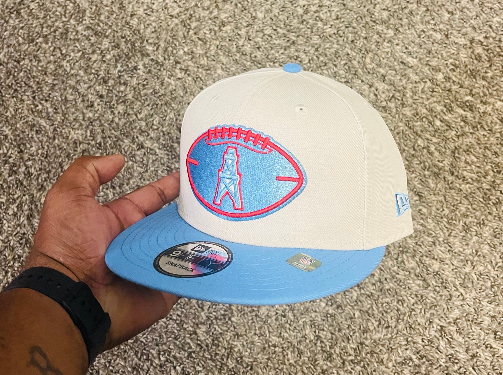 New Skool Houston Oilers SnapBack Hat