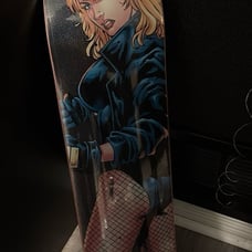 Dc black canary skateboard exclusive