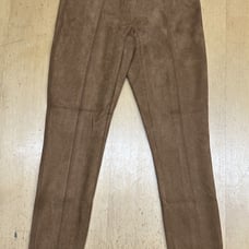 NWT SPANX Faux Suede High Waisted LEGGINGS-Rich Caramel 20322Q- XS Petite