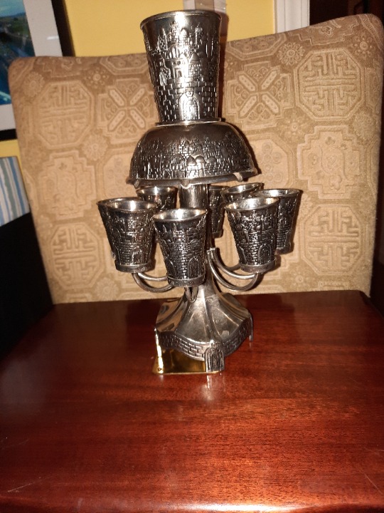Judaica wine fountain.