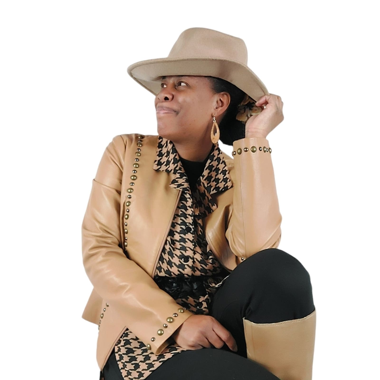 ASN Harper Floppy Hat in Oatmeal Color