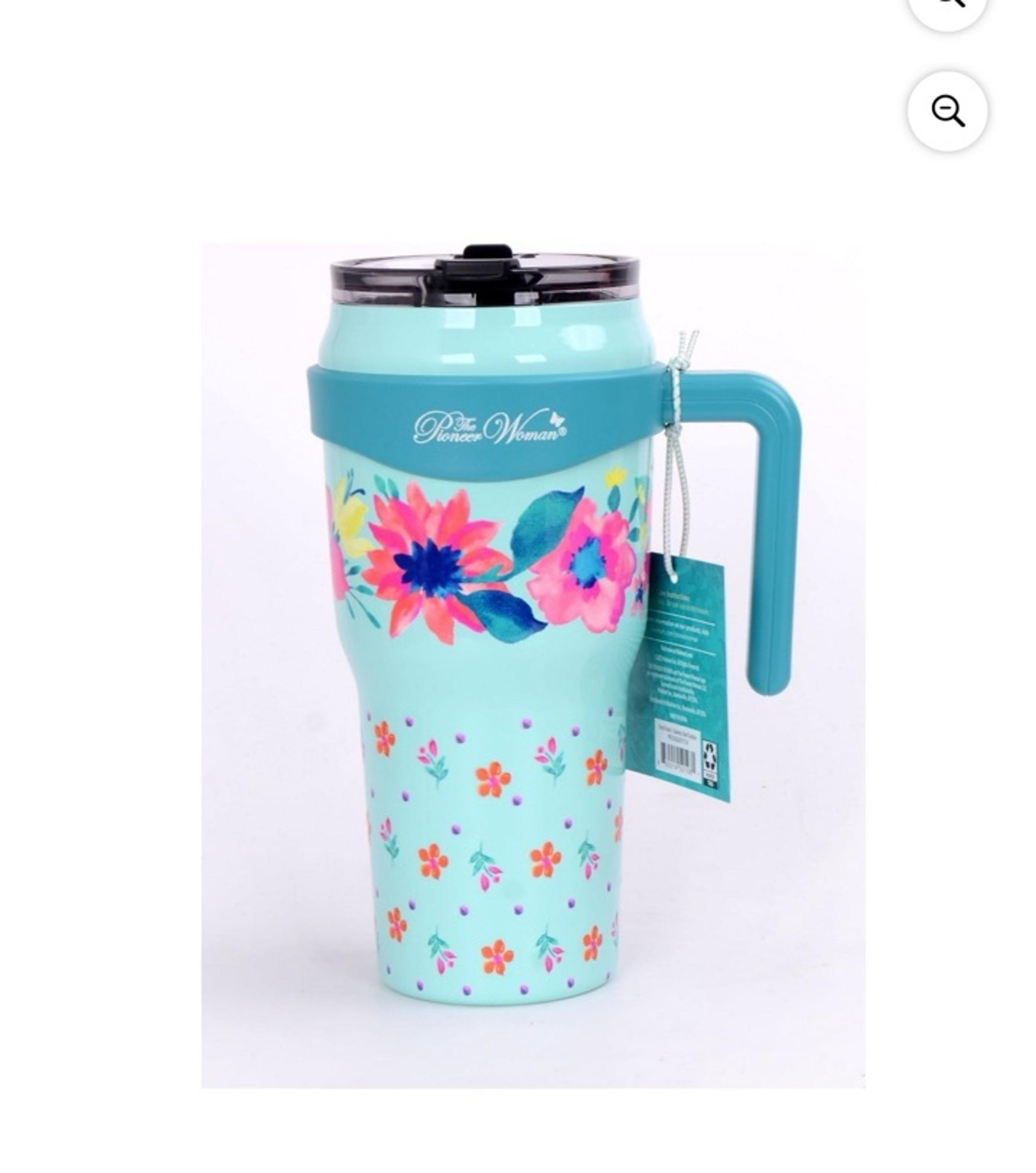 New Pioneer Woman 40oz Stanley Style Insulated cup