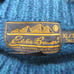 Vintage Eddie Bauer Blue Aztec Southwestern Wool Sweater Men's Size XL Tall