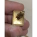 Vintage Jaguar Gold Filled Tigers Eye Cufflinks