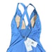 CALME CROSS BACK ONE PIECE SWIMSUIT DELLA BLUE SIZE XL NWT