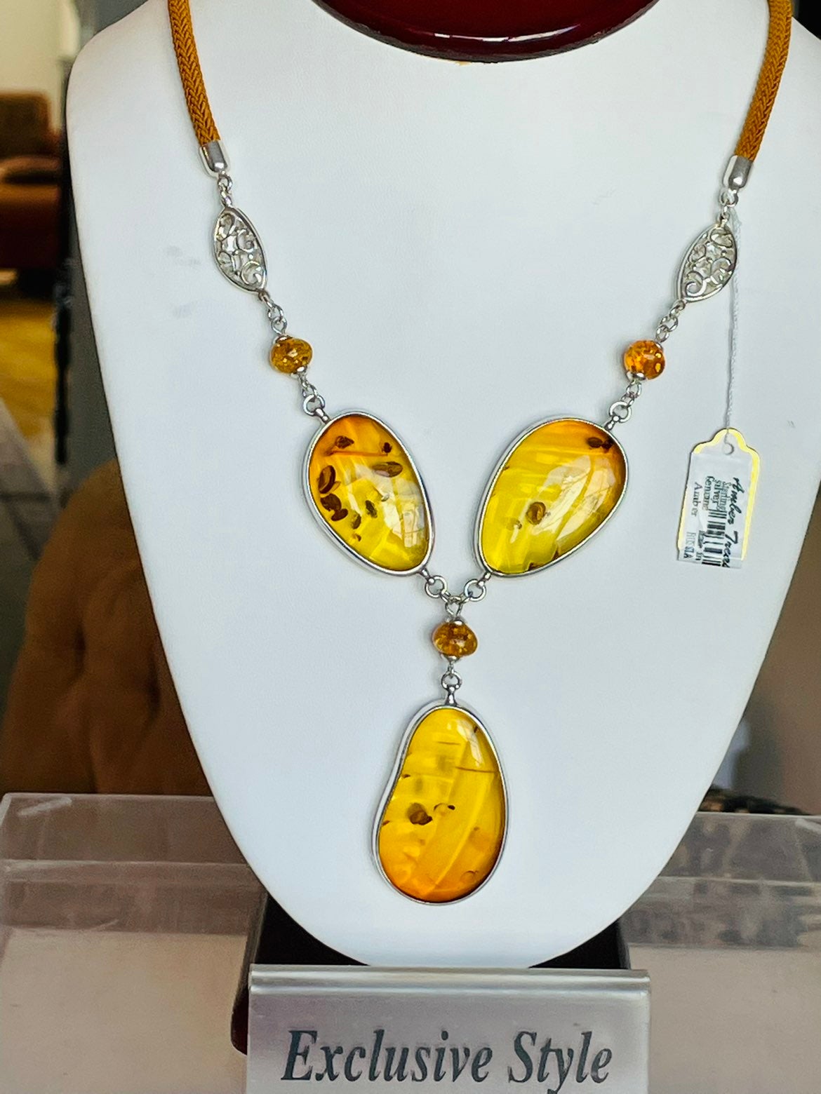 100% Genuine Russian Baltic Amber Necklace 老琥珀