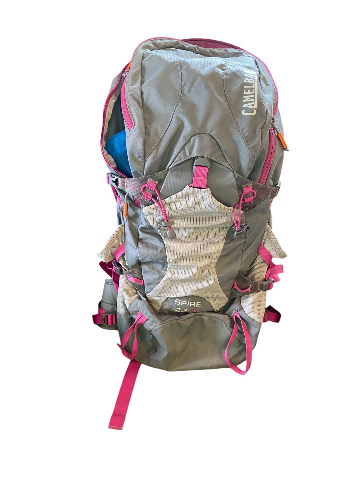 Camelbak Spire 22LR 3L Hydration Pack w Bag Grey Fuschia/Purple Backpack