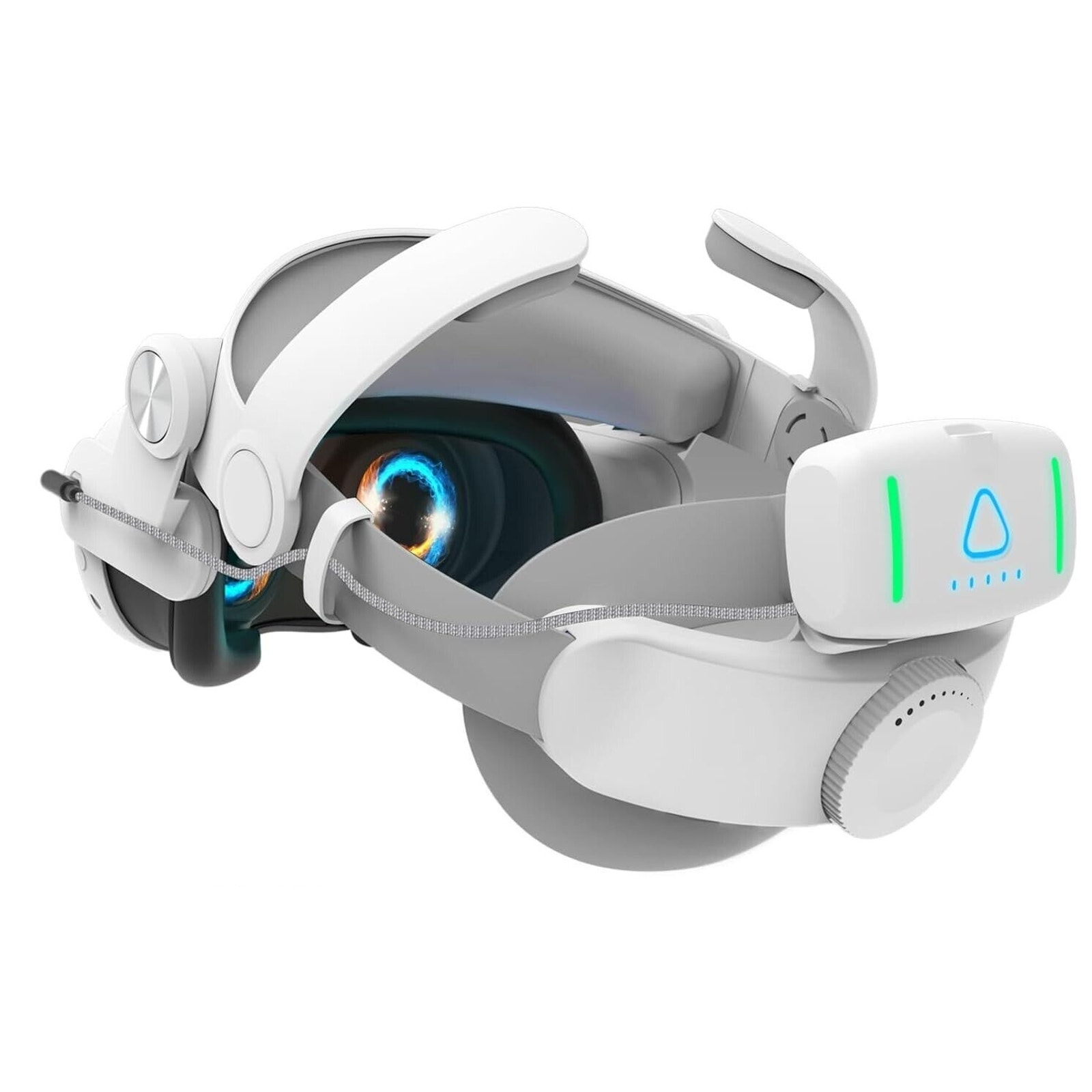 For Meta OCU LUS Quest 3 VR Adjustable Head Strap w/ Magnetic 5000mAh Battery