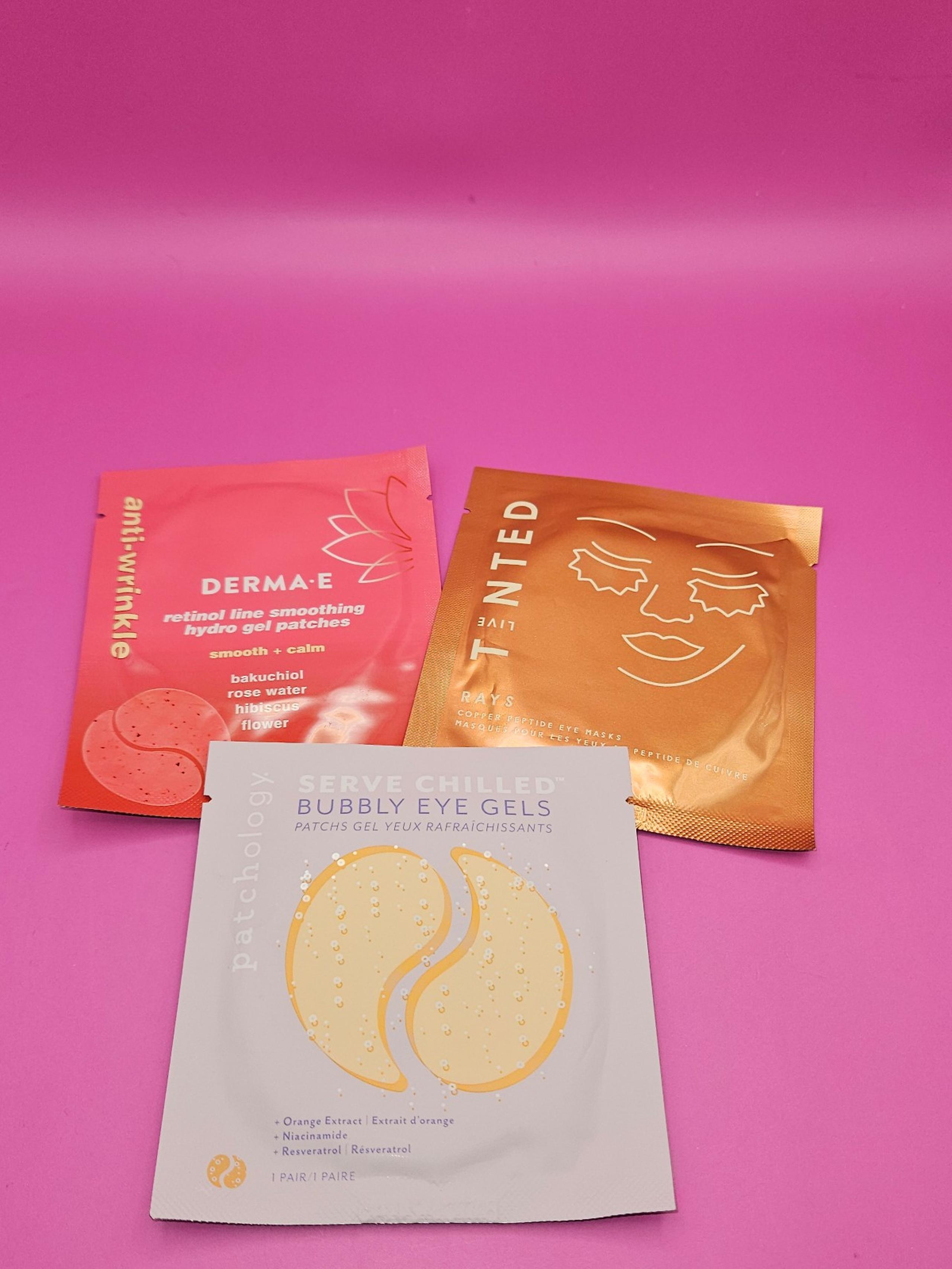 Eye Patches Sample Bundle - Derma E, Live Tinted, Patchology