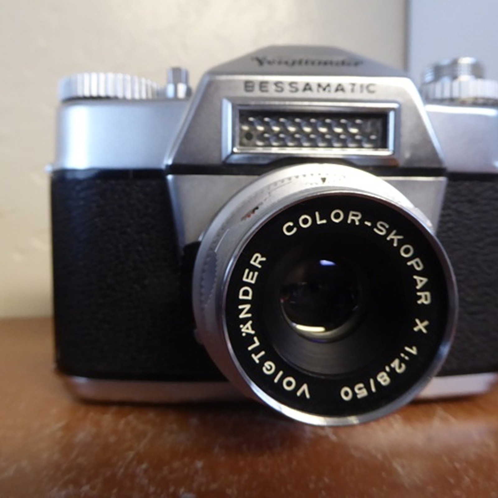 Voigtlander Bessamatic SLR film Camera with Color-Skopar X 50mm 1:2.8