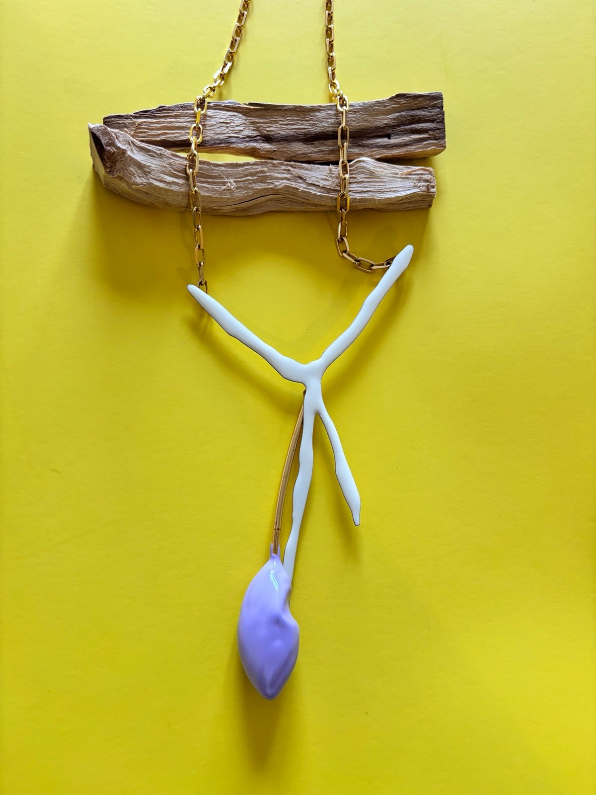 Marni Tulip Necklace in Gold metal