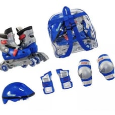 Chicago Training Skate Combo Set Pads & Roller Blades Youth Size 1-4 Adjustable
