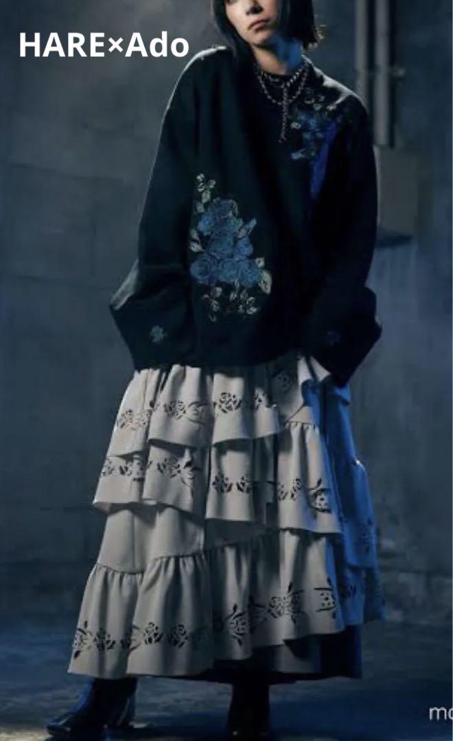 〖完売品〗Ado×HARE ローズシシュウシャツ Ado×HARE/UNISEX】ローズシシュウシャツ