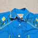NWT Rockmount Ranch Wear Embroidered Pearl Snap Western Shirt Sz M Blue Rodeo