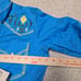 NWT Rockmount Ranch Wear Embroidered Pearl Snap Western Shirt Sz M Blue Rodeo