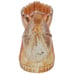 Vintage St Clair Marigold Irridescent Swan Salt Cellar