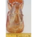 Vintage St Clair Marigold Irridescent Swan Salt Cellar