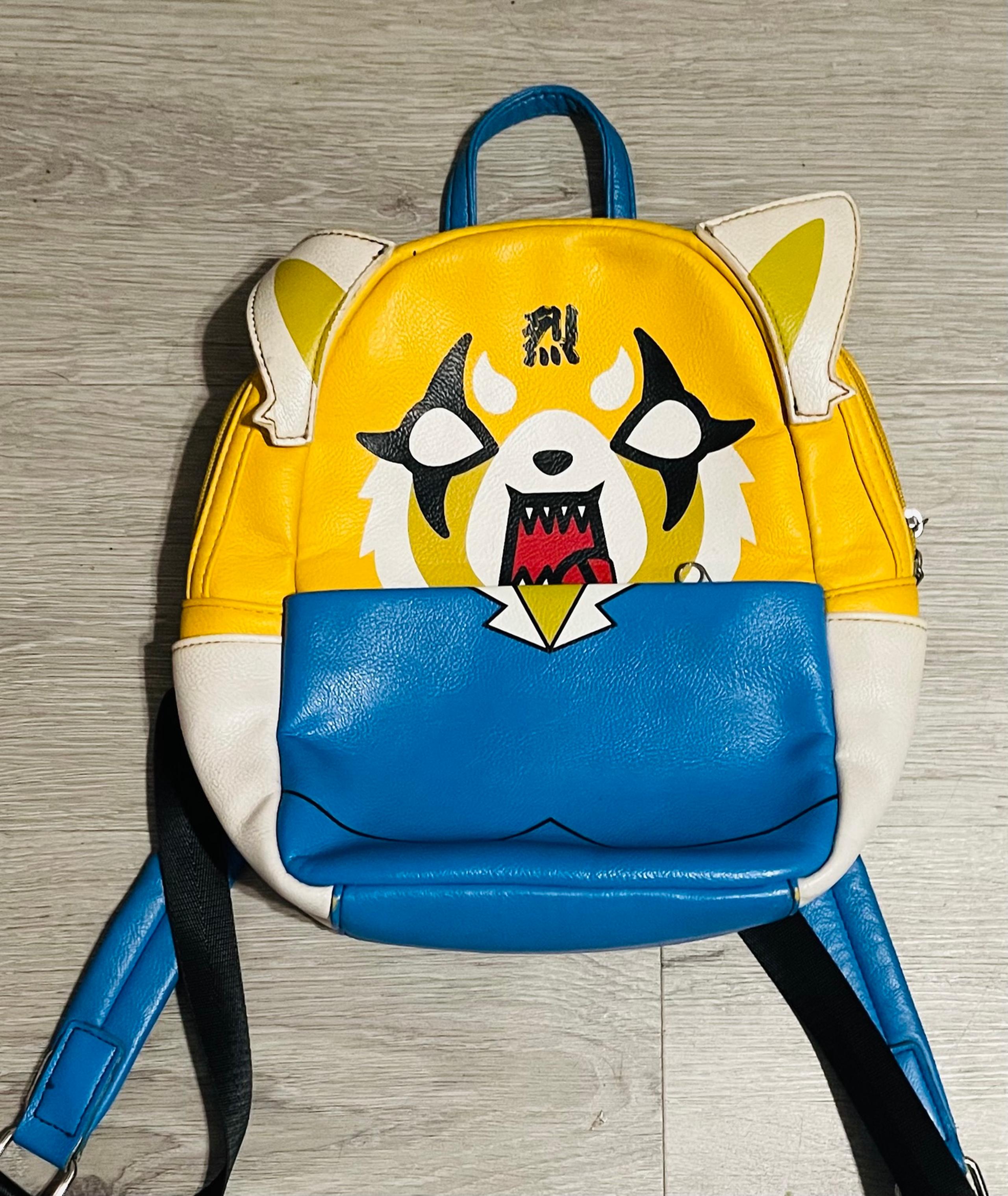 Aggretsuko Mini Backpack Netflix Funko Bag Womens Mens Unisex Zipper