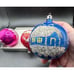4 Rare 1930’s Vintage Christmas Ornaments Hand Painted Cottage Mica Sparkle 3